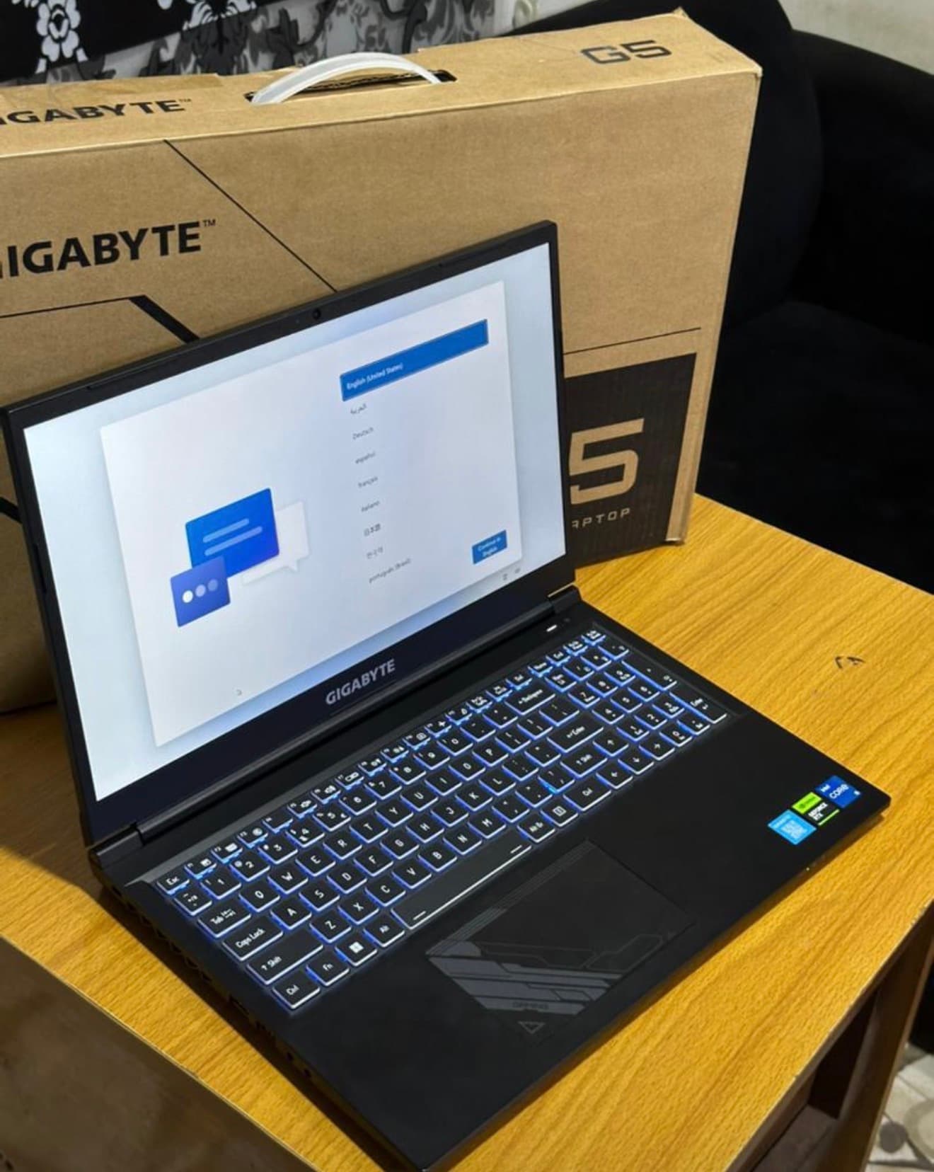 NEW OPEN BOX GIGABYTE G5 ( GAMING LAPTOP)